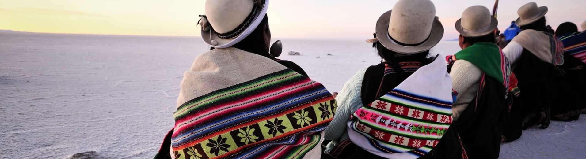 Cholitas au Salar d'Uyuni