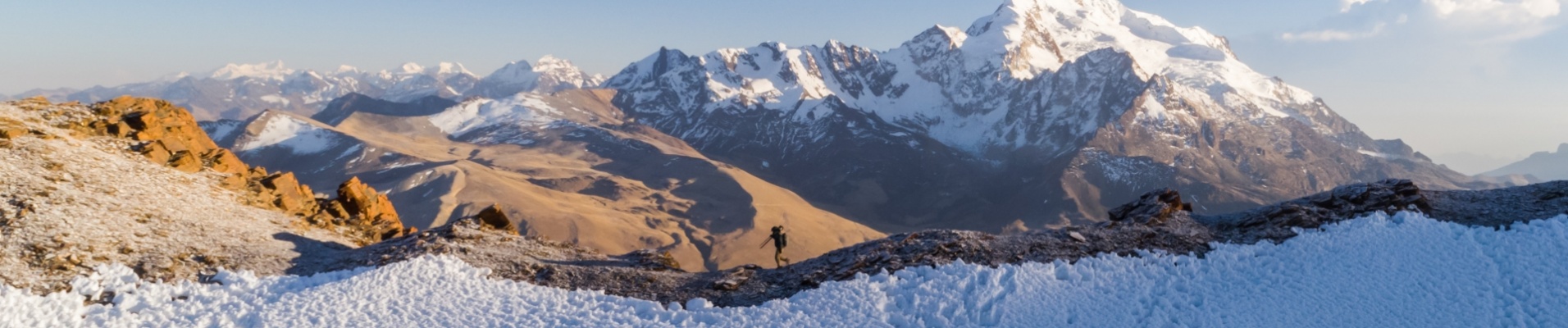 Montagne en Bolivie neige